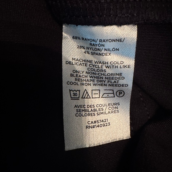 Loft Outlet Wide Leg Crop Pant - Picture 4 of 4